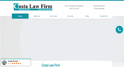 Desktop Screenshot of costalawfirm.ca